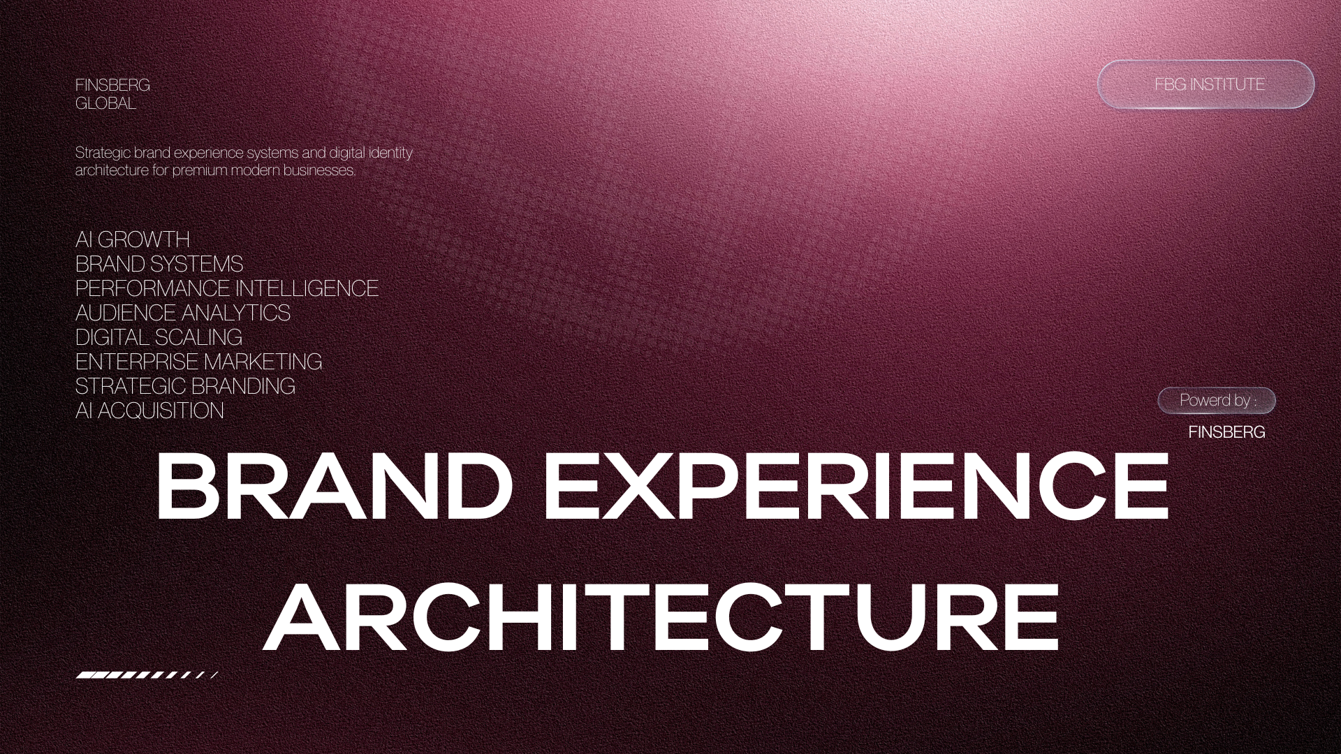 Brand Experience Architecture 썸네일