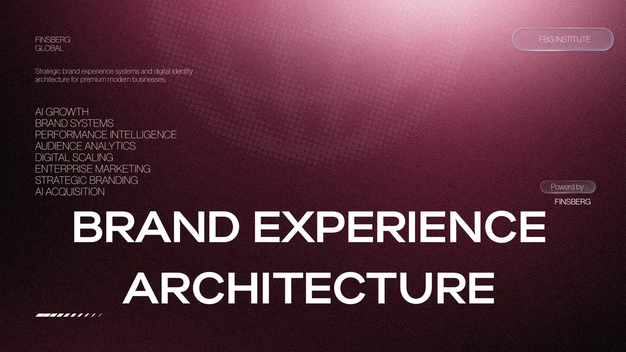 Brand Experience Architecture 썸네일