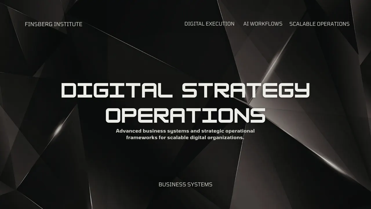 Digital Strategy Operations 썸네일